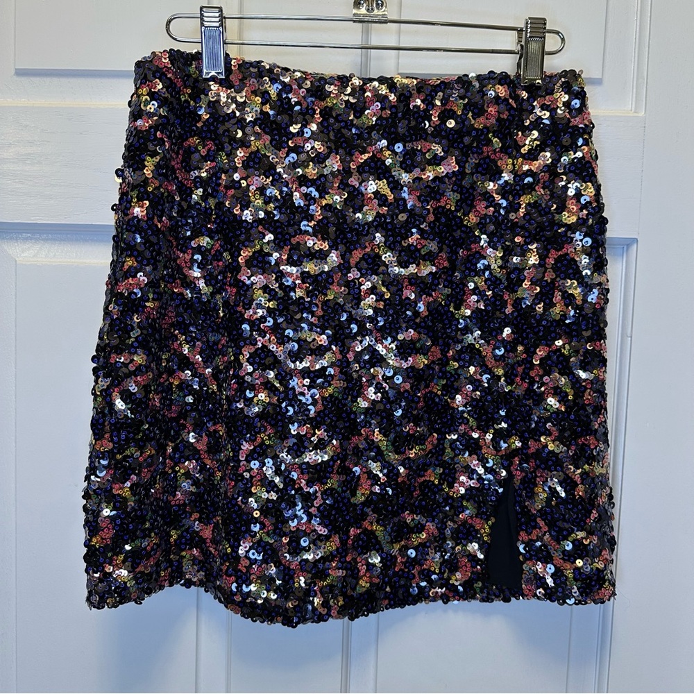 Urban Outfitters Small Multicolor Sequin Mini Skirt‎